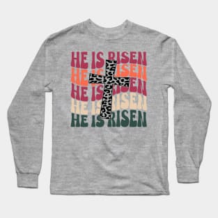 He is Rizzin Funny Easter Jesus Meme Playing Basketball Long Sleeve T-Shirt